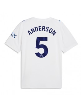 Muži Futbalové oblečenie Manchester City Elliot Anderson #5 2026-27 Krátky Rukáv - Tretina Muži Futbalové oblečenie Manchester City Elliot Anderson #5 2026-27 Krátky Rukáv - Tretina
